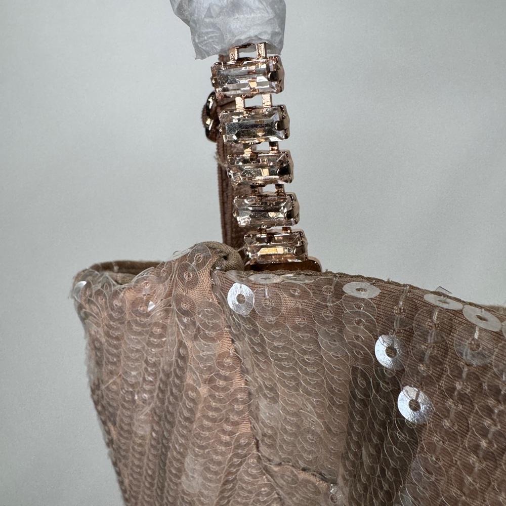 NADINE MERABI Leyton Champagne Dress - Picture 3 of 6